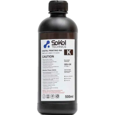 УФ-чорнило SUPER SOFT BLACK 500 мл